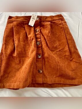 Corduroy Skirt